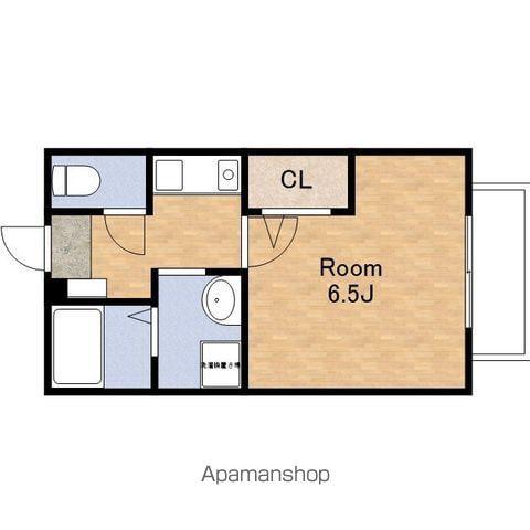 セジュールIMAI(1K/2階)の間取り写真