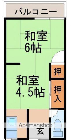 西庄アパート(2K/1階)の間取り写真