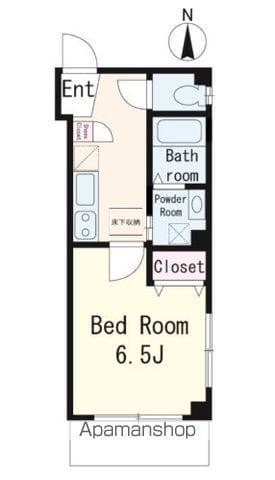 BELL WOOD J(1K/1階)の間取り写真