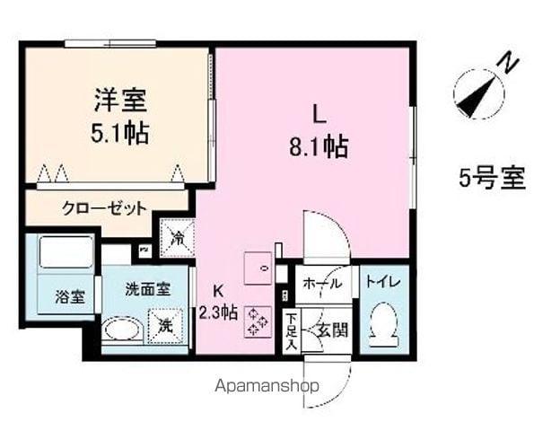 ガーデンクォーツⅡ(1LDK/3階)の間取り写真