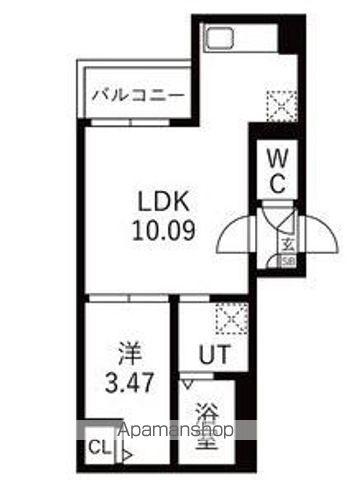 JACK HARAMATSUⅠ(1LDK/2階)の間取り写真