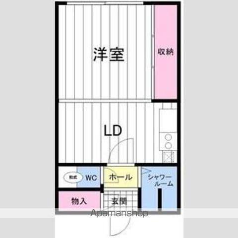 みかほマンション(1DK/3階)の間取り写真