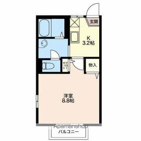 サライ21 AB棟(1K/1階)の間取り写真