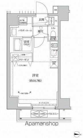 RELUXIA本所吾妻橋Ⅲ(ワンルーム/3階)の間取り写真