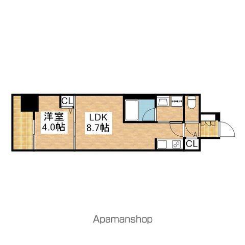 プレサンスレイズ桜山イースト(1LDK/5階)の間取り写真