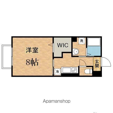 ファミールK(1K/1階)の間取り写真