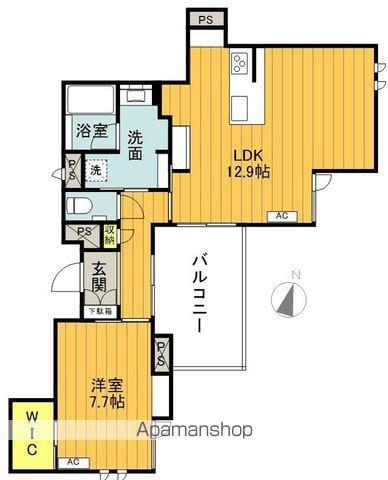 エリートヒルズ(1LDK/2階)の間取り写真