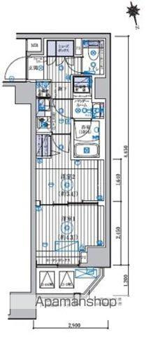 MAXIV CROS 高島平 MIRAIS(2K/5階)の間取り写真