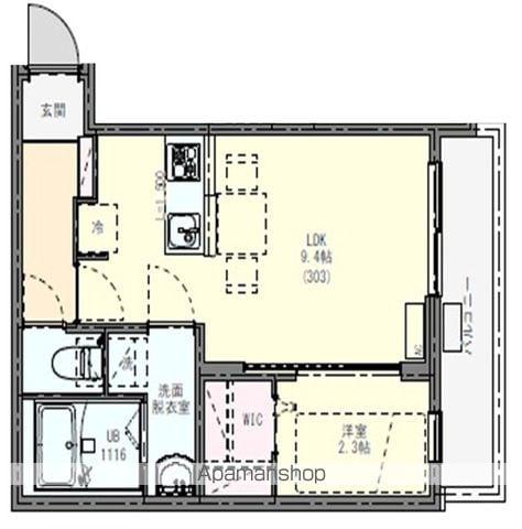リディアコート南流山Ⅰ(1LDK/3階)の間取り写真
