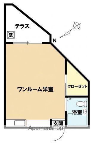 フォーラム小森(ワンルーム/2階)の間取り写真