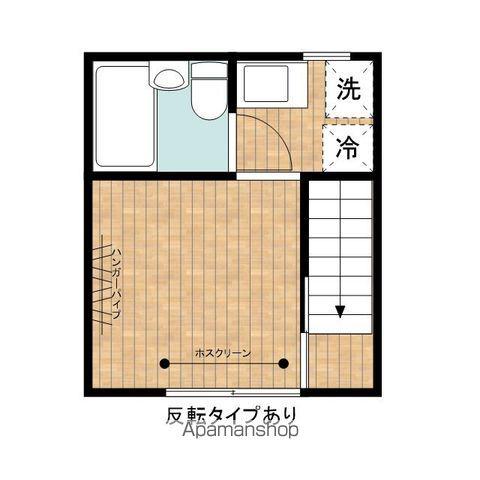 もりゆめL(ワンルーム/2階)の間取り写真