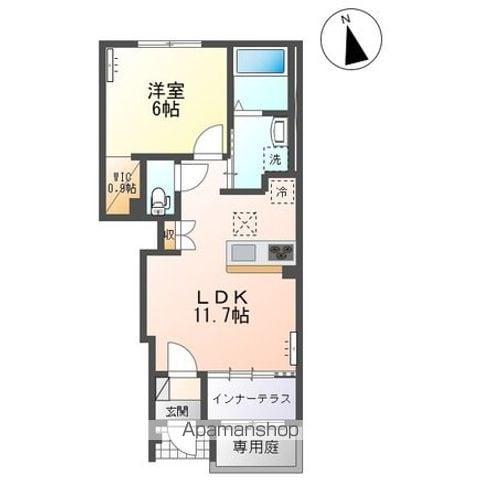 フォレストあずら(2LDK/2階)の間取り写真