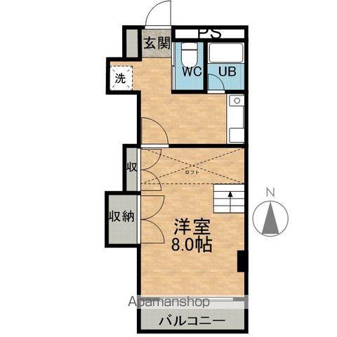 パストラルイン二の宮(1K/3階)の間取り写真