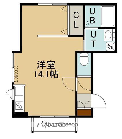 ASTI-Ⅴ(ワンルーム/1階)の間取り写真