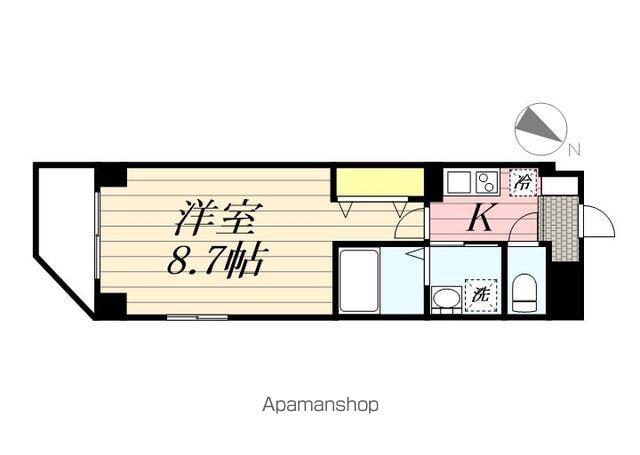 LANART北小金(1K/3階)の間取り写真