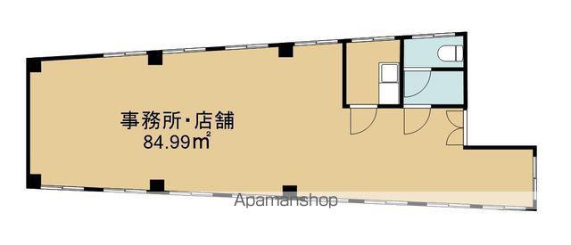 アスパシオ(1K/1階)の間取り写真