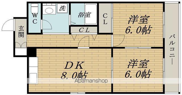 マイルド新大阪レジデンス(2DK/10階)の間取り写真