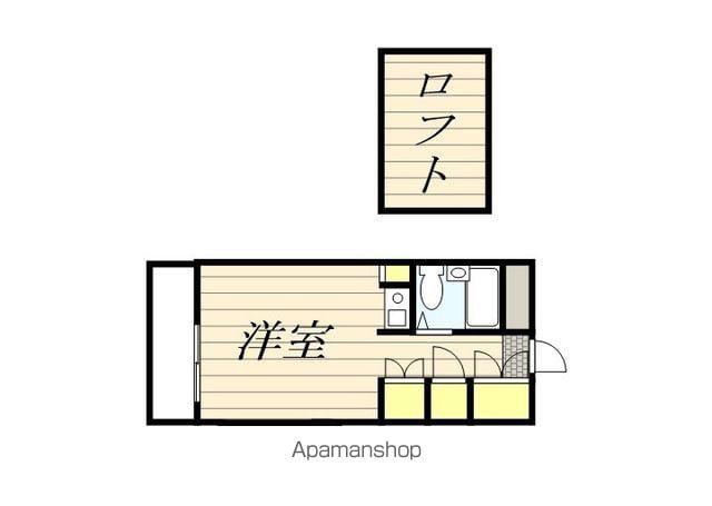 幕張マンション(ワンルーム/4階)の間取り写真