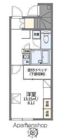 レオパレスROSETTE(1K/1階)の間取り写真