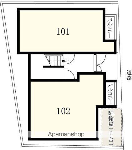 プランドール並木(1LDK/4階)の間取り写真
