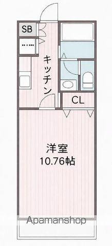 J.CITY(1K/2階)の間取り写真
