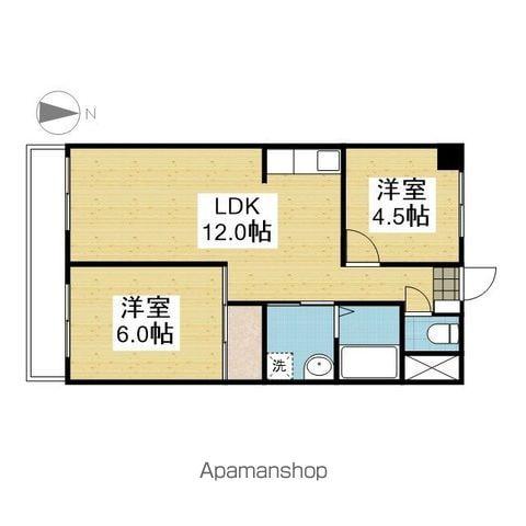 和泉パールハイツ(2LDK/2階)の間取り写真
