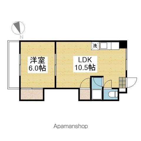 EARTH IZUMI(1LDK/2階)の間取り写真