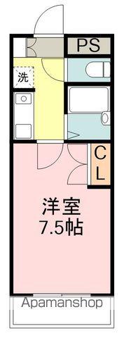 コモード・カルム河原町(1K/2階)の間取り写真