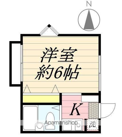 グリーンハイツ(1K/2階)の間取り写真