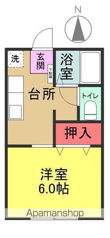 神田ハイツ(1K/1階)の間取り写真