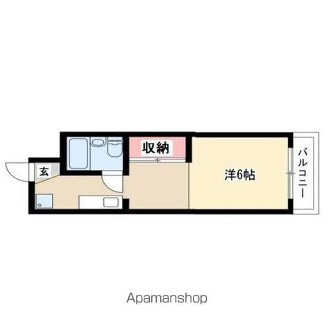 守山アートハイツ(1K/2階)の間取り写真