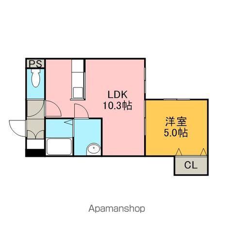 VIVI(1LDK/1階)の間取り写真