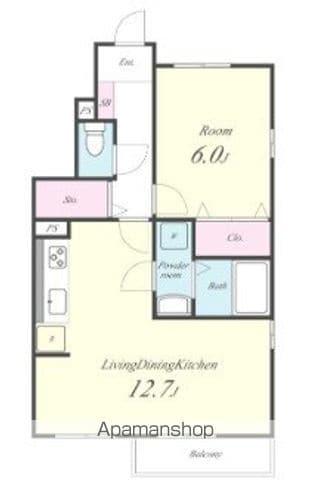 プランドールソフィアⅠ(1LDK/1階)の間取り写真