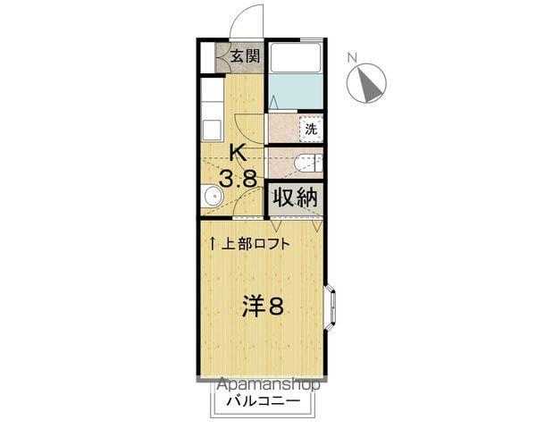 エクセレントハウス(1K/1階)の間取り写真