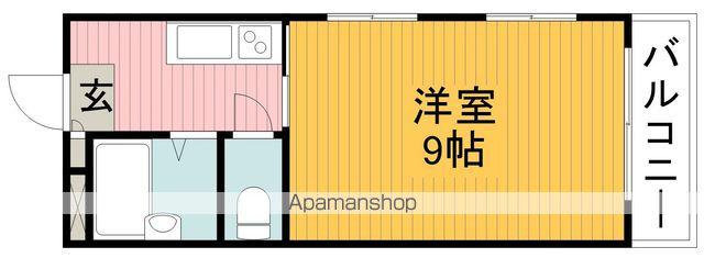 メゾンドール豊寿荘(1K/4階)の間取り写真