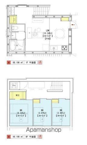 KANT高円寺(3LDK/1階)の間取り写真