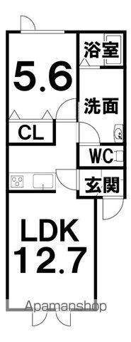 西11南16AP(1LDK/2階)の間取り写真