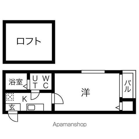 シェモア千種公園(1K/1階)の間取り写真