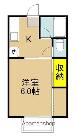 コンフォート野口(2K/2階)の間取り写真