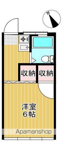 剣持ハイツ(ワンルーム/2階)の間取り写真