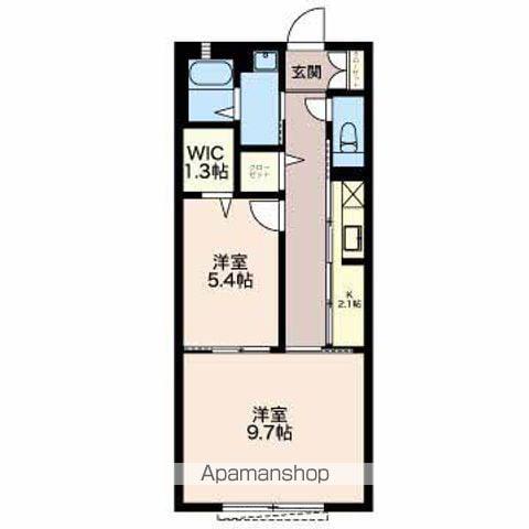 メルベーユⅡ(2K/1階)の間取り写真