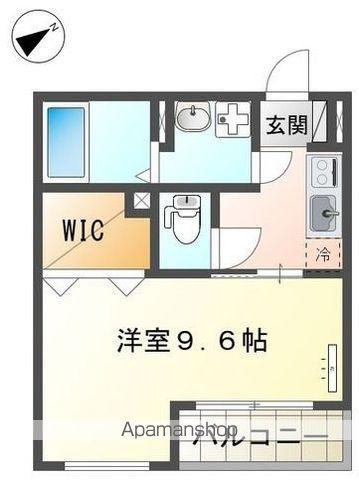 勝部1丁目マンション(1K/3階)の間取り写真