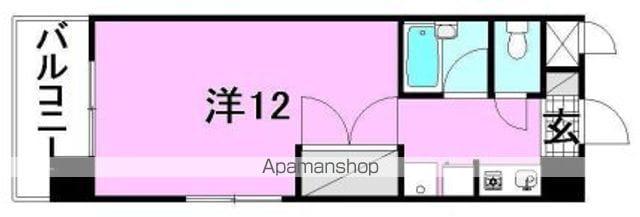 エトワール和泉(ワンルーム/1階)の間取り写真