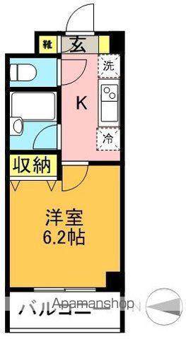 エコロジー高井戸プロセンチュリー(1K/1階)の間取り写真
