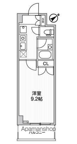 アパートメンツ練馬北町(1K/2階)の間取り写真