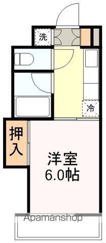 ユナイト上杉ビル(1K/5階)の間取り写真