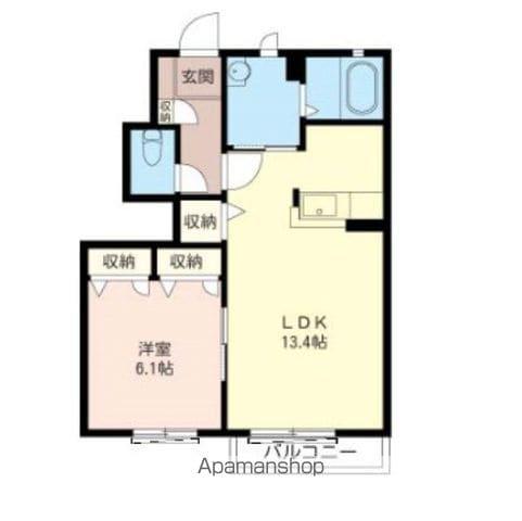 ステラリオーネ(1LDK/1階)の間取り写真