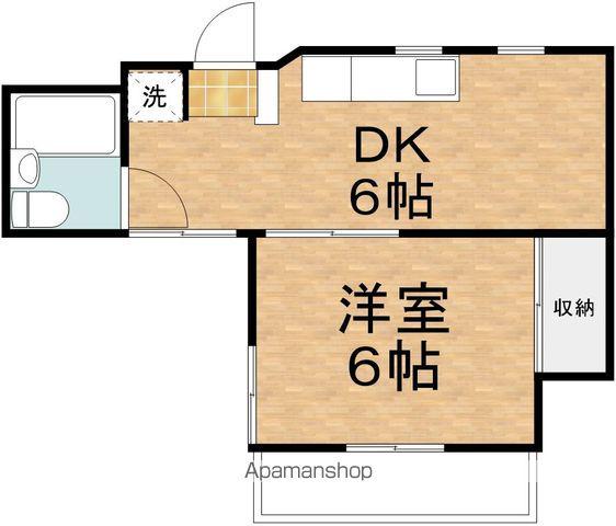 東京建設松本ビル(1K/4階)の間取り写真