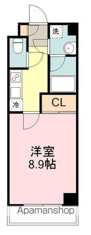 サンライズロード錦町(1K/6階)の間取り写真