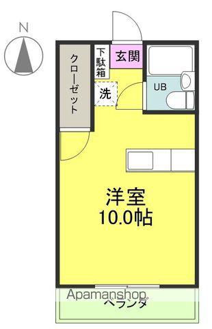 ナイスビルドⅡ(ワンルーム/3階)の間取り写真